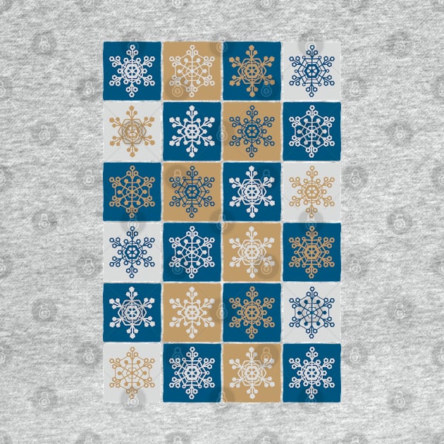 Christmas pattern with snowflakes 2 by lents